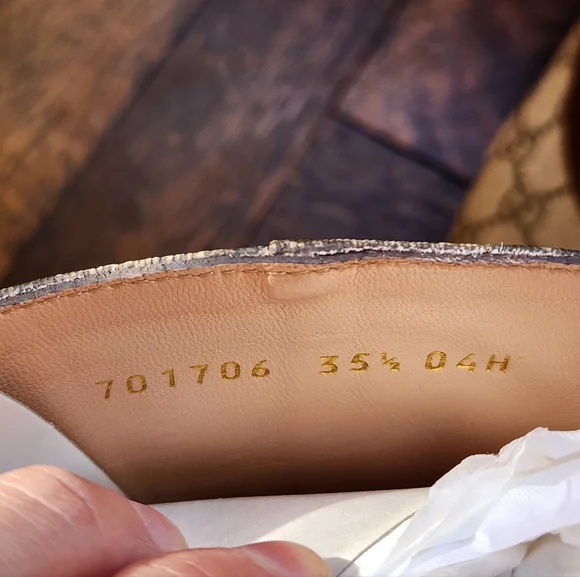 $1320 Brand New Authentic Gucci Women's BlondieBooties Canvas GG EU 35.5 US 5.5 - Picture 8 of 13